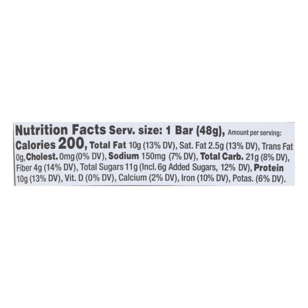 Quantum Energy Squares - Bar Pnut Bttr Dark Choc - CS of 8-1.69 OZ - Image 2