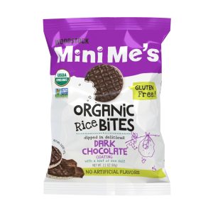 Woodstock Organic Dark Chocolate Rice Bites with Sea Salt - Case of 8 - 2.1 OZ