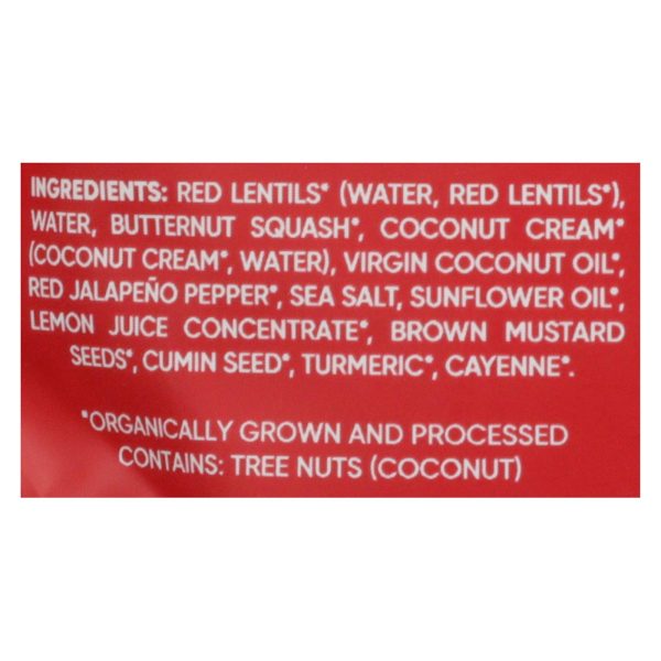 Maya Kaimal - Organic Everyday Dal - Red Lentil Butternut Squash Coconut - CS of 6 -10 OZ
