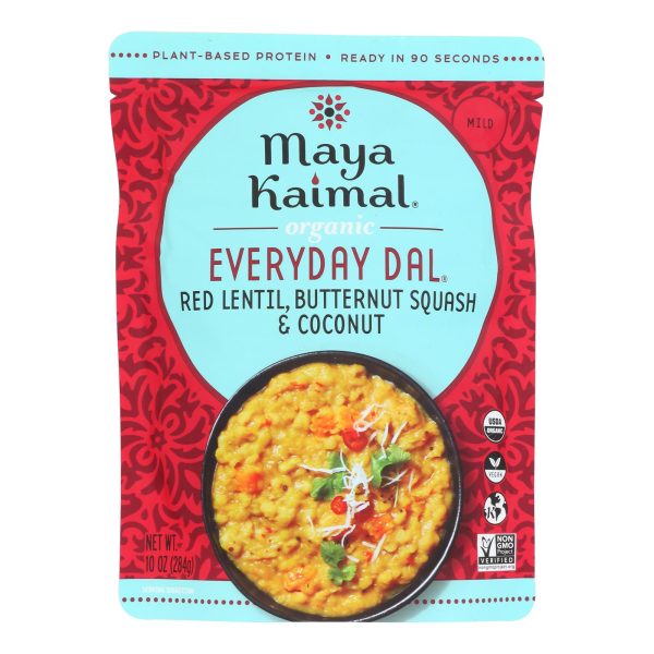 Maya Kaimal - Organic Everyday Dal - Red Lentil Butternut Squash Coconut - CS of 6 -10 OZ - Image 2