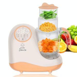 Baby Food Maker Chopper Grinder   Mills and Steamer 8 in 1 Processor for Toddlers   Steam Blend Chop Disinfect Clean 20 Oz Tritan Stirring Cup Touch Control Panel Auto Shut Off 110V Only