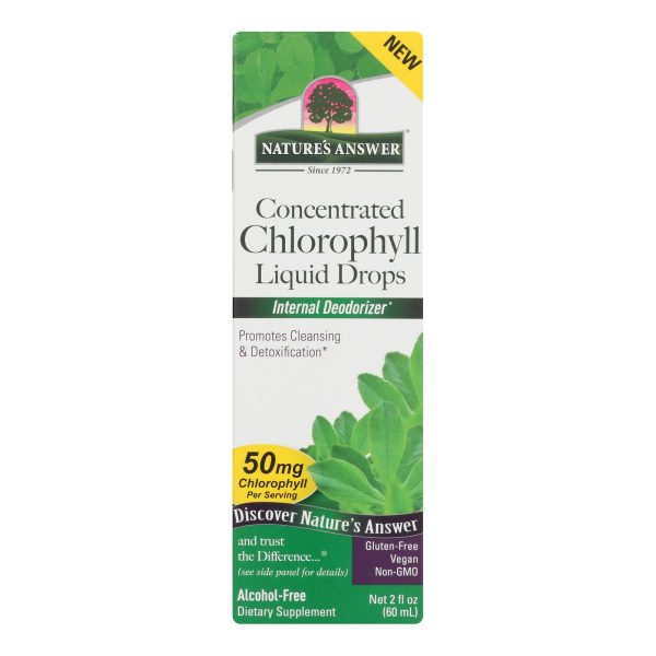 Nature's Answer - Conc Drop Chlrphyl Liquid - 1 Each-2 FZ - Image 2