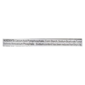 Rumford Baking Powder - Reduced Sodium - Case of 24 - 4 oz.