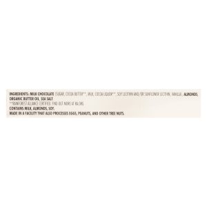 Chocolove - Bar Milk Chocolate Almond Sea Salt - Case of 12-3.2 OZ