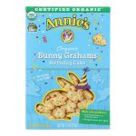 Annie's Organic Birthday Cake Bunny Grahams - Case of 12 - 7.5 OZ