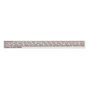 Gomacro Bar - Organic - Mocha - Chocolate Chip - Case of 12 - 2.3 oz