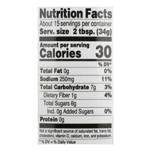 True Made Foods - Bbq Sauce Memphis No Sugar - Case of 6-18 OZ