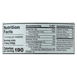 Nuttzo Peanut Butter, Smooth  - Case of 6 - 12 OZ
