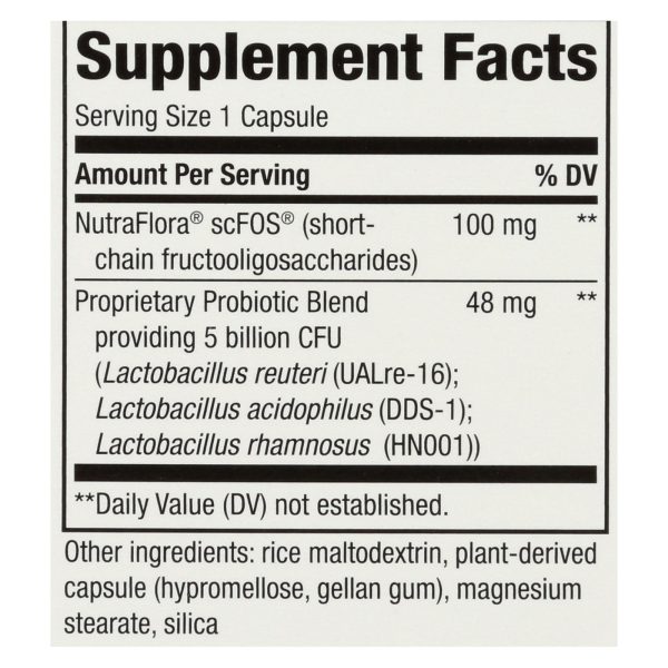 Nature's Way Dietary Supplement Primadophilus Reuteri Capsules  - 1 Each - 30 VCAP - Image 2