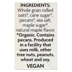 Nature's Path Hot Oatmeal - Maple Nut - Case of 6 - 14 oz.