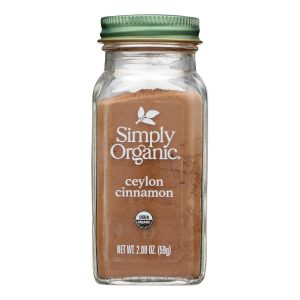 Simply Organic Ground Ceylon Cinnamon - Case of 6 - 2.08 oz.