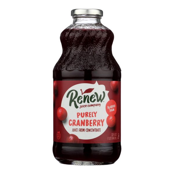 Renew Juice Company - Juice Purely Cranberry Juice - Case of 6-32 Fluid Ounces - Image 2