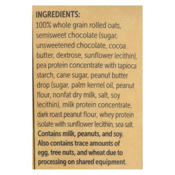 Kodiak Cakes Peanut Butter Chocolate Chip Oatmeal - Case of 12 - 2.12 OZ