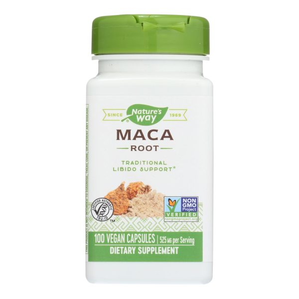Nature's Way - Maca Root - 100 Capsules - Image 2