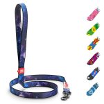 WAUDOG Nylon Dog Leash for Small Dogs and Medium Dogs 4 Ft   Strong Dog Leash for Large Dogs   Heavy Duty Dog Leashes for Large Breed Dogs & Puppy Leash for Small Boy & Girl Dogs