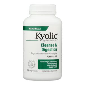 Kyolic - Aged Garlic Extract Candida Cleanse and Digestion Formula102 - 200 Vegetarian Capsules