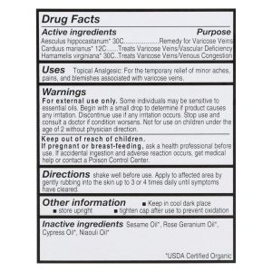 Forces Of Nature - Varicose Vein Control - 1 Each - 11 ML