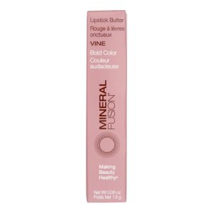 Mineral Fusion - Mkup Lipstick Butter Vine - 1 Each-.06 OZ