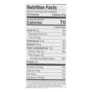 Absolutely Gluten Free - Crackers - Toasted Onion - Case of 12 - 4.4 oz.