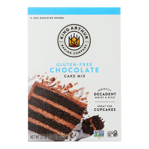 King Arthur Chocolate Cake - Case of 6 - 22 oz. - Image 3