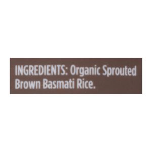 Lundberg Family Farms Sprouted Brown Basmati Rice - Case of 6 - 1 lb.