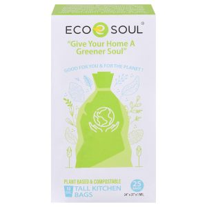 Ecosoul Home - Trsh Bags 13 Gl Cmpstble - Case of 8-25 CT