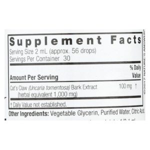 Nature's Answer - Cat's Claw Inner Bark Alcohol Free - 2 fl oz