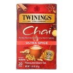 Twinings Tea Chai - Ultra Spice - Case of 6 - 20 Bags