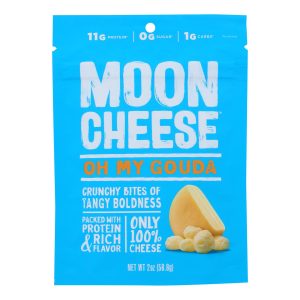 Moon Cheese Gouda Dehydrated Cheese Snack  - Case of 12 - 2 OZ
