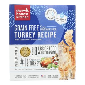 The Honest Kitchen - Cat Fd Green Fr Dehyd Turkey - Case of 6-2 LB