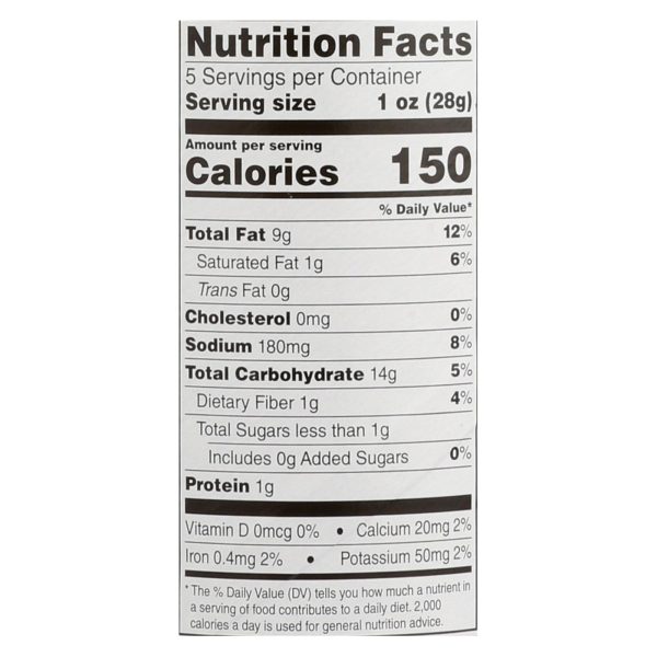 Sensible Portions Sour Cream & Onion Garden Veggie Chips In A Canister  - Case of 12 - 5 OZ - Image 2