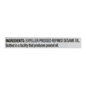 Spectrum Naturals Refined Sesame Oil - Case of 12 - 16 Fl oz.