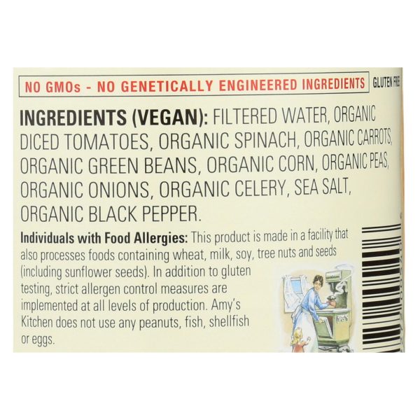 Amy's - Organic Chunky Vegetable Soup - Case of 12 - 14.3 oz