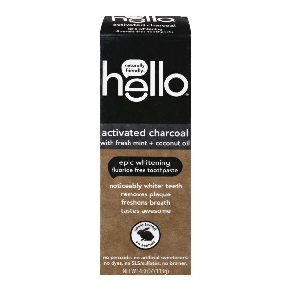 Hello Products Llc - Tpst Act Char Wht Flrd Fr - Case of 6-4 OZ - Image 2