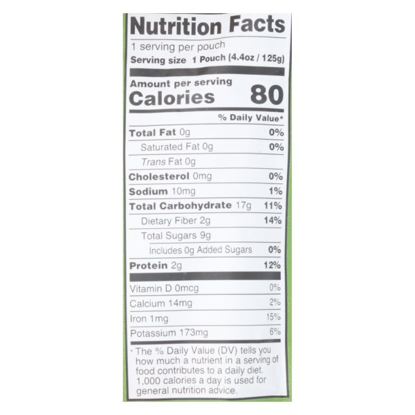 Peter Rabbit Organics Veggie Snacks - Pea Spinach and Apple - Case of 10 - 4.4 oz. - Image 2