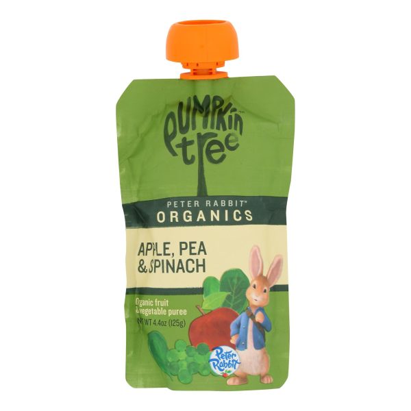 Peter Rabbit Organics Veggie Snacks - Pea Spinach and Apple - Case of 10 - 4.4 oz. - Image 3