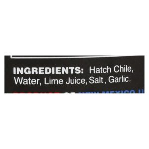 Zia Green Chile Company - Hatch Green Chile - Hot  - Case of 6 - 16 oz.