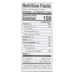 Boulder Canyon - Avocado Oil Canyon Cut Potato Chips - Sea Salt - Case of 12 - 5.25 oz.