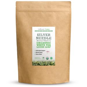 White Tea Organic Silver Needle Tea   1 lb of Premium Silver Needle White Tea   Rich in Antioxidants Organic White Tea Loose Leaf White Tea Leaves