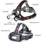 LED Headlamp Flashlight Tactical Brightest Light Camping Hunting Hiking Work