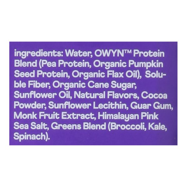 Only What You Need - Plnt Bsd Cky Cream Protein Shk - Case of 3-4/11.14Z