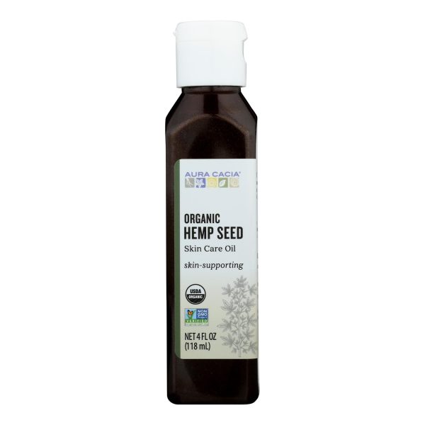 Aura Cacia - Body Oil - Hemp Seed - Case of 1 - 4 fl oz. - Image 2