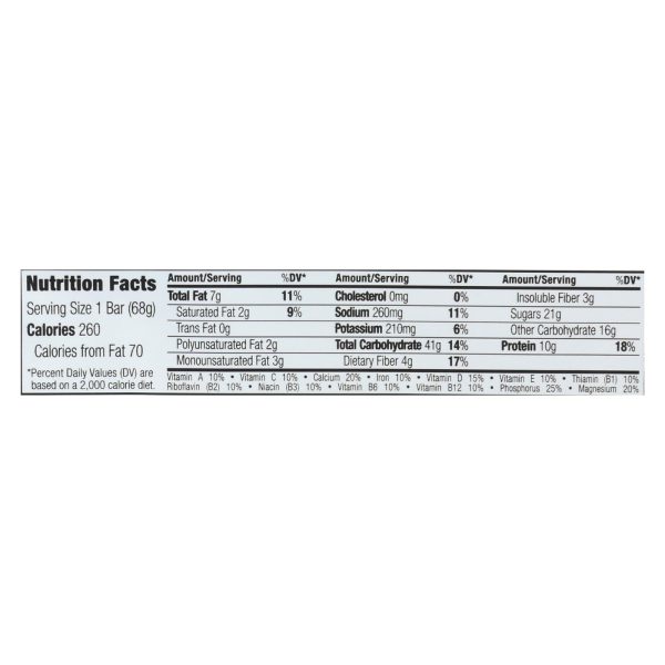 Clif Bar - Peanut Butter Banana with Dark Chocolate - Case of 12 - 2.4 oz - Image 2