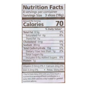 Real Foods Wholegrain Rice Thins - Case of 6 - 5.3 oz.