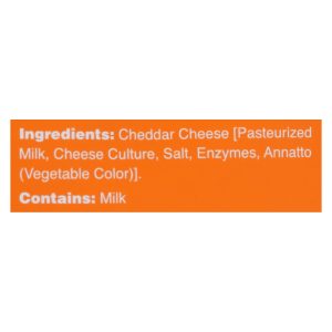 Moon Cheese's Cheddar Dehydrated Cheese Snack  - Case of 12 - 2 OZ