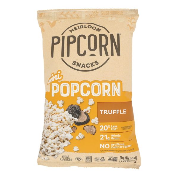Pipcorn Mini Popcorn - Truffle - Case of 12 - 4 oz. - Image 2