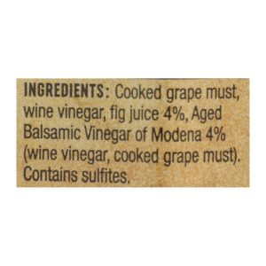 Lucini Italia Savory Fig Balsamic Artisan Vinegar - Case of 6 - 8.5 Fl oz.