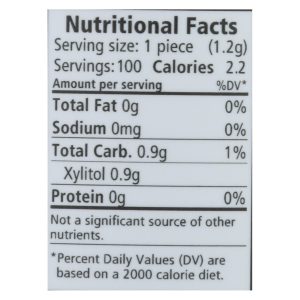 Spry Chewing Gum - Xylitol - Spearmint - 100 count - 1 each