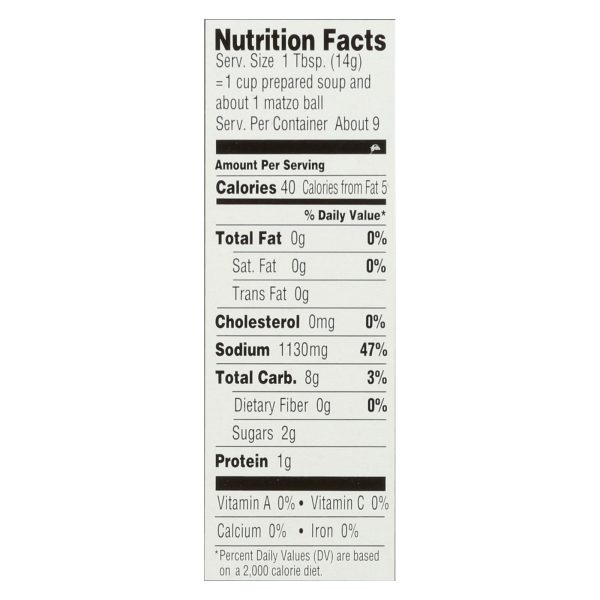 Manischewitz - Matzo Ball and Soup Mix - Case of 24 - 4.5 oz. - Image 2