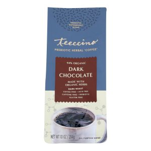 Teeccino - Coffee Dark Chocolate Prebio - Case of 6-10 OZ